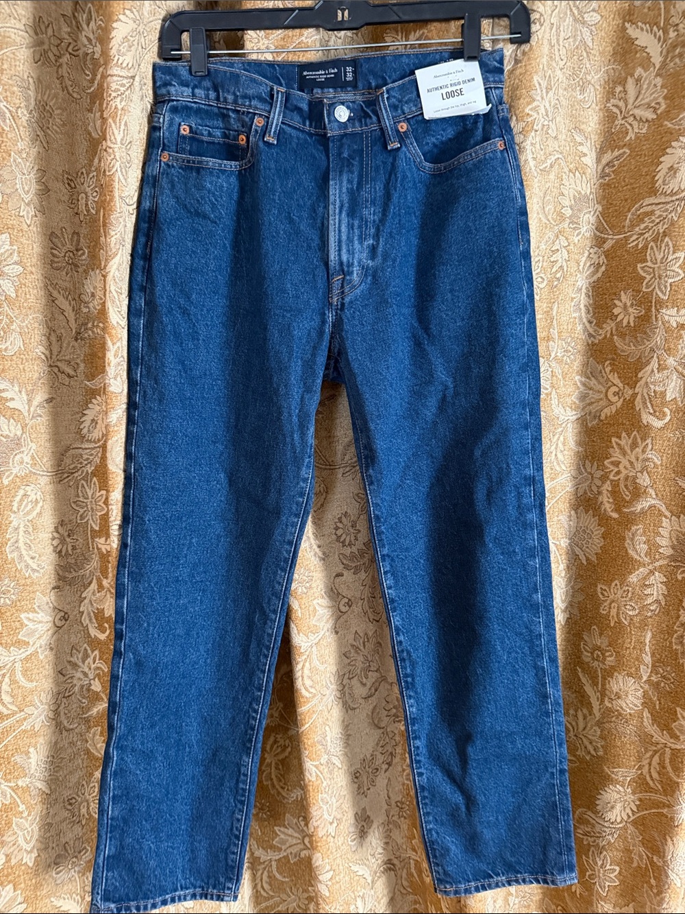 NWT Abercrombie & Fitch Men's authentic rigid denim Jeans 32x32